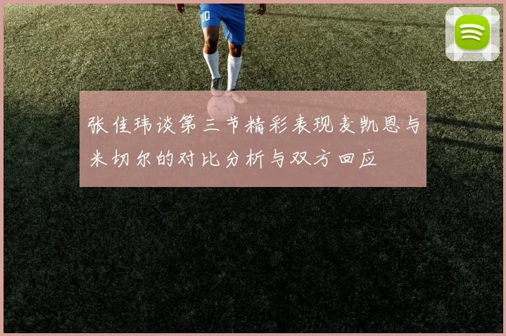 张佳玮谈第三节精彩表现麦凯恩与米切尔的对比分析与双方回应